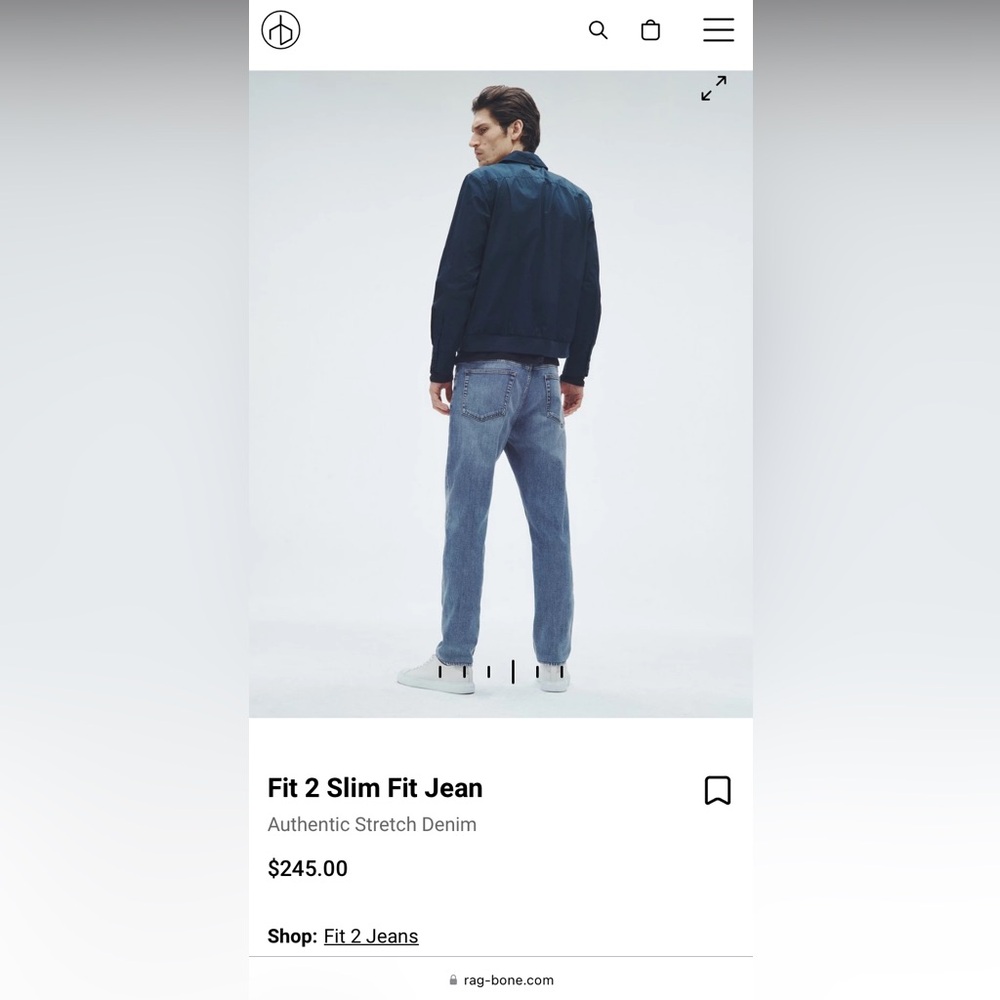 NET - Rag & Bone Slim Jeans - Picture 2 of 6
